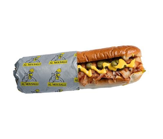 شاورما دجاج خبز فرنسي